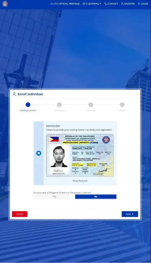 Confirm Your Driver’s License Status