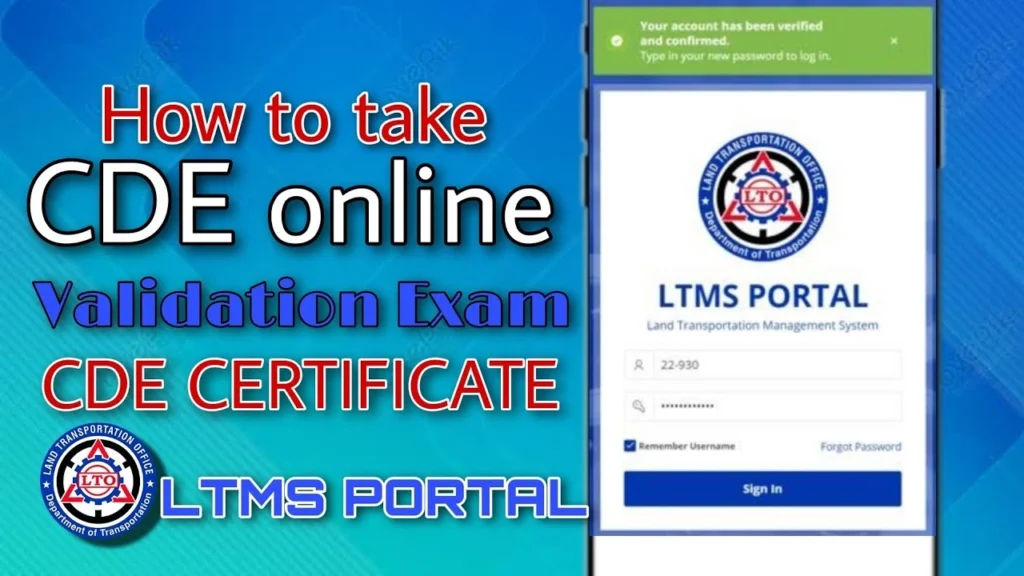 How to Take the CDE Exam on LTMS
