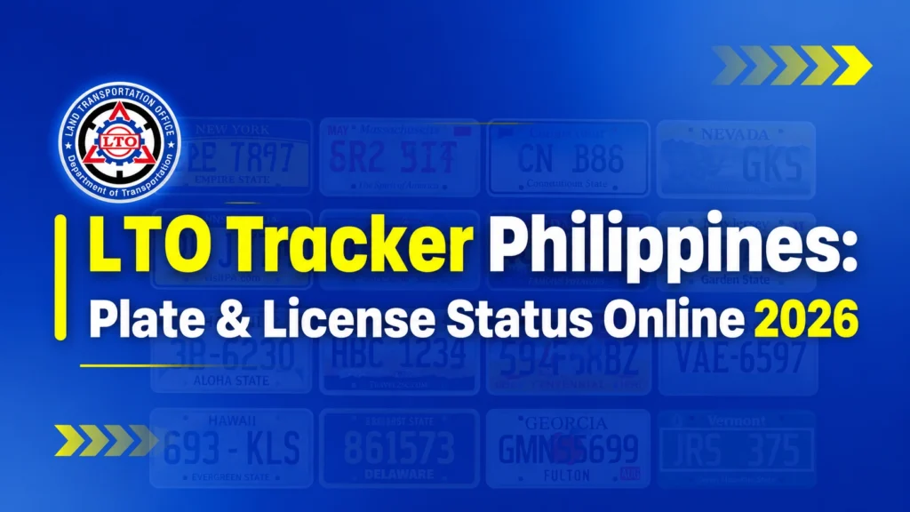 LTO Tracker Philippines: Plate & License Status Online 2026
