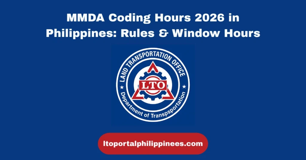 MMDA Coding Hours 2026 in Philippines