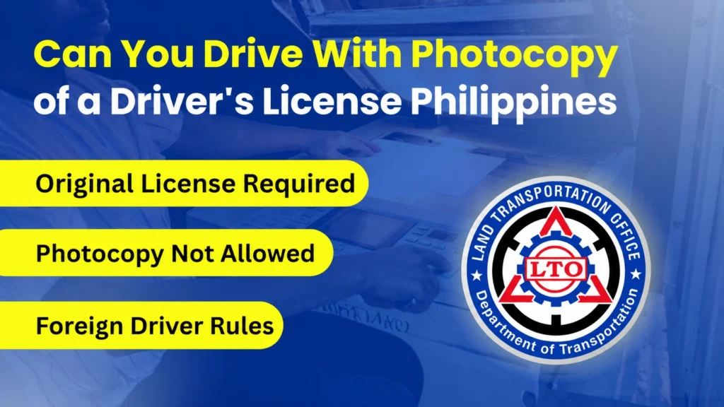  Photocopy of a Driver’s License 