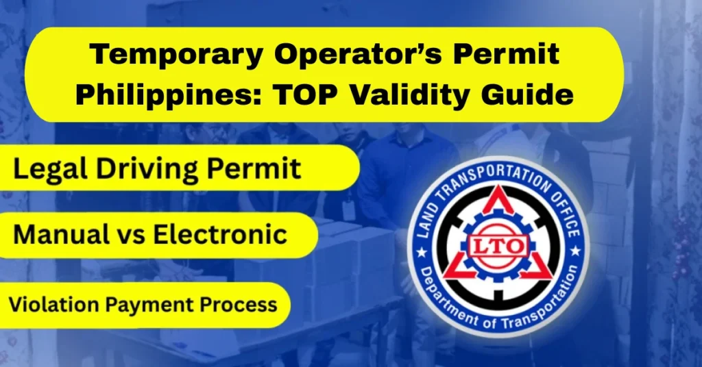 Temporary Operator’s Permit Philippines: TOP Validity Guide