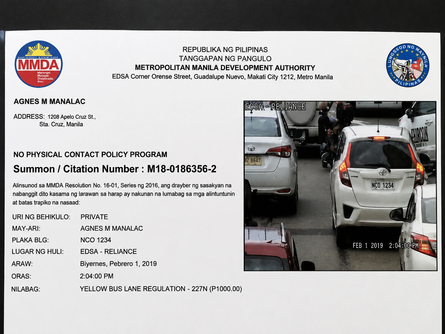 Contest Traffic Violation Philippines: Where to File Case