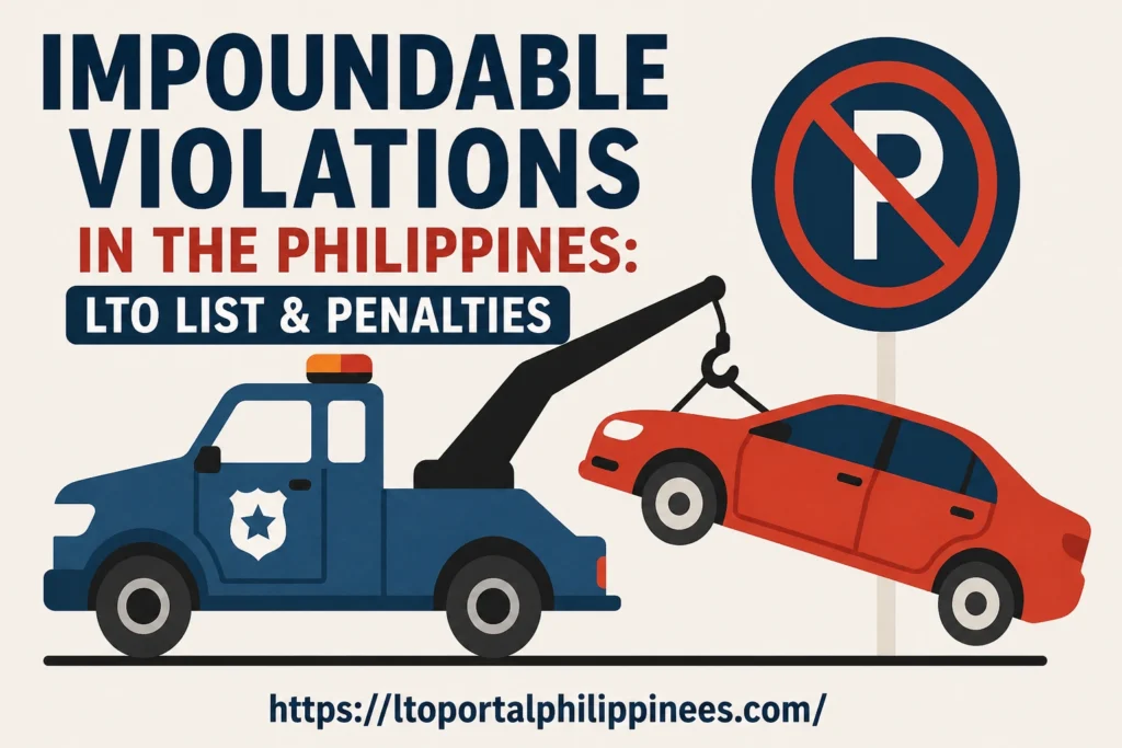 Impoundable Violations in the Philippines