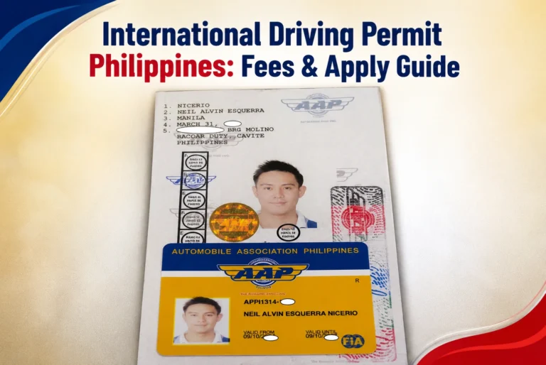 International Driving Permit Philippines: Fees & Apply Guide