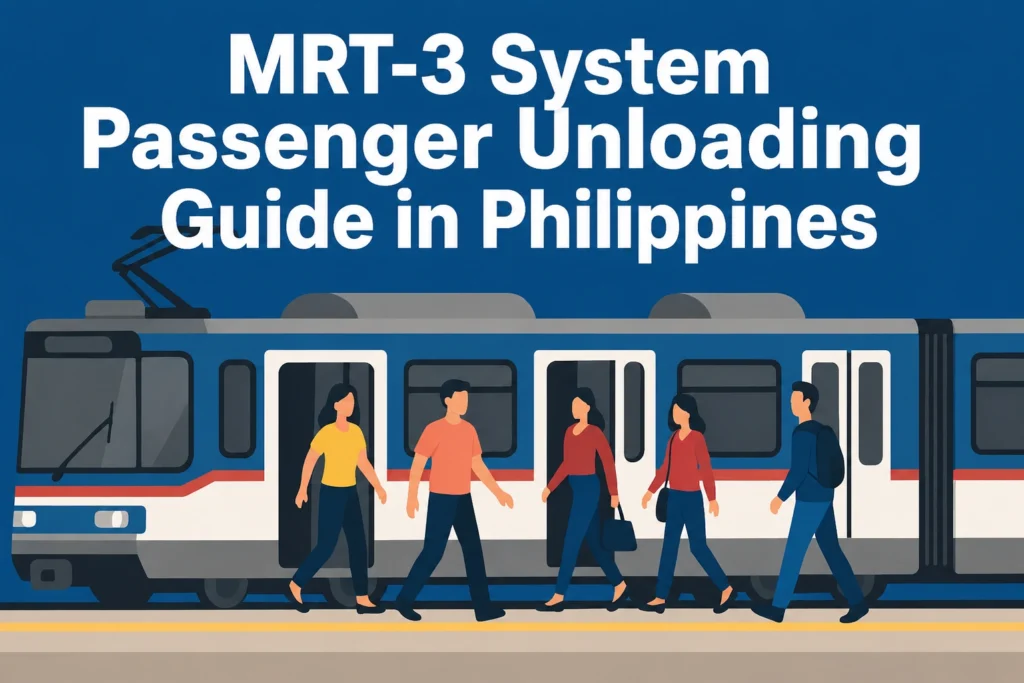 MRT-3 System Passenger Unloading