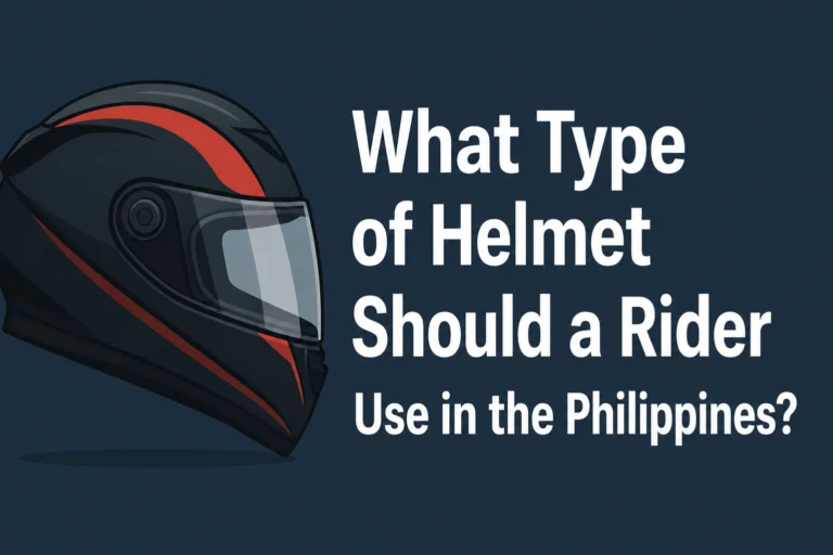 What Type of Helmet Should a Rider Use in the Philippines